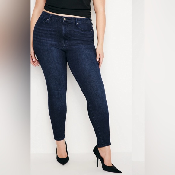 Good American Women's Skinny Jeans - Navy - Picture 2 of 7